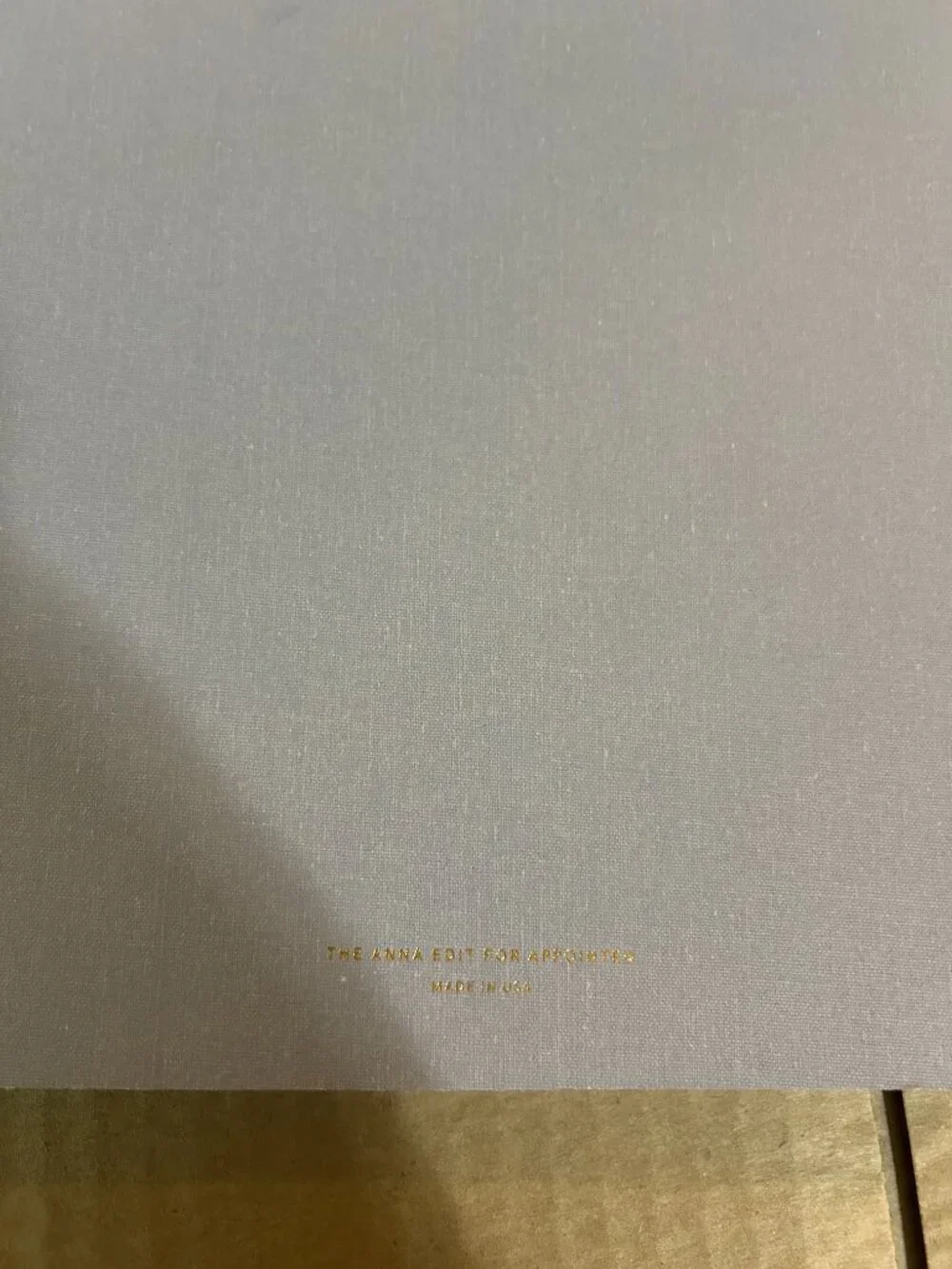 NWOT Appointd x The Anna Edit Lavender Yearly Planner
